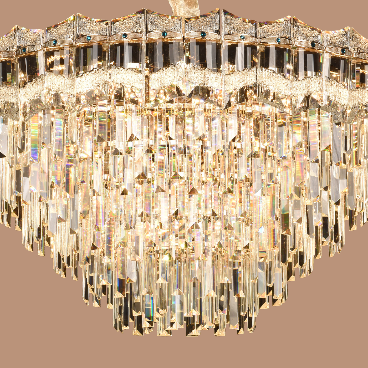 The Sovereign Cascade Chandelier