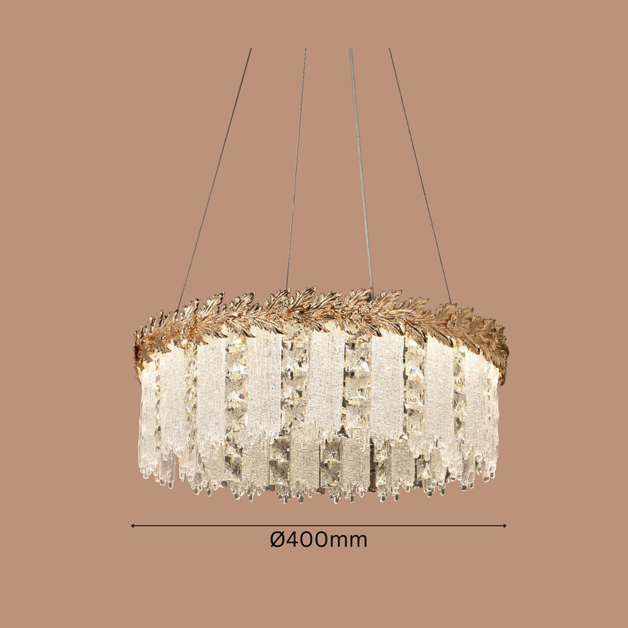 The Laurel Frost Chandelier