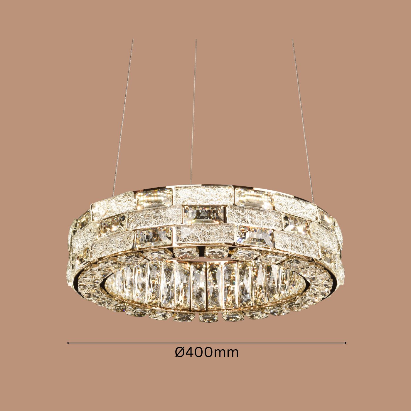 The Auric Halo Chandelier