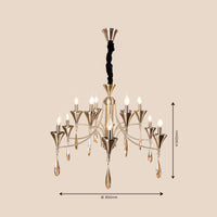 Grand Manor Chandelier - Teenbatti