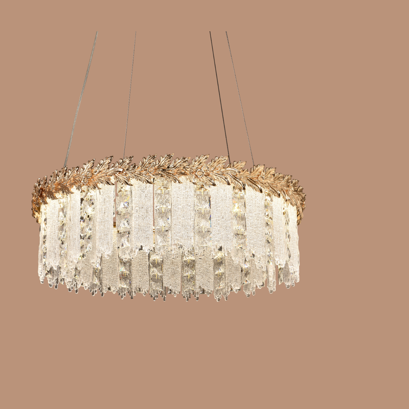 The Laurel Frost Chandelier