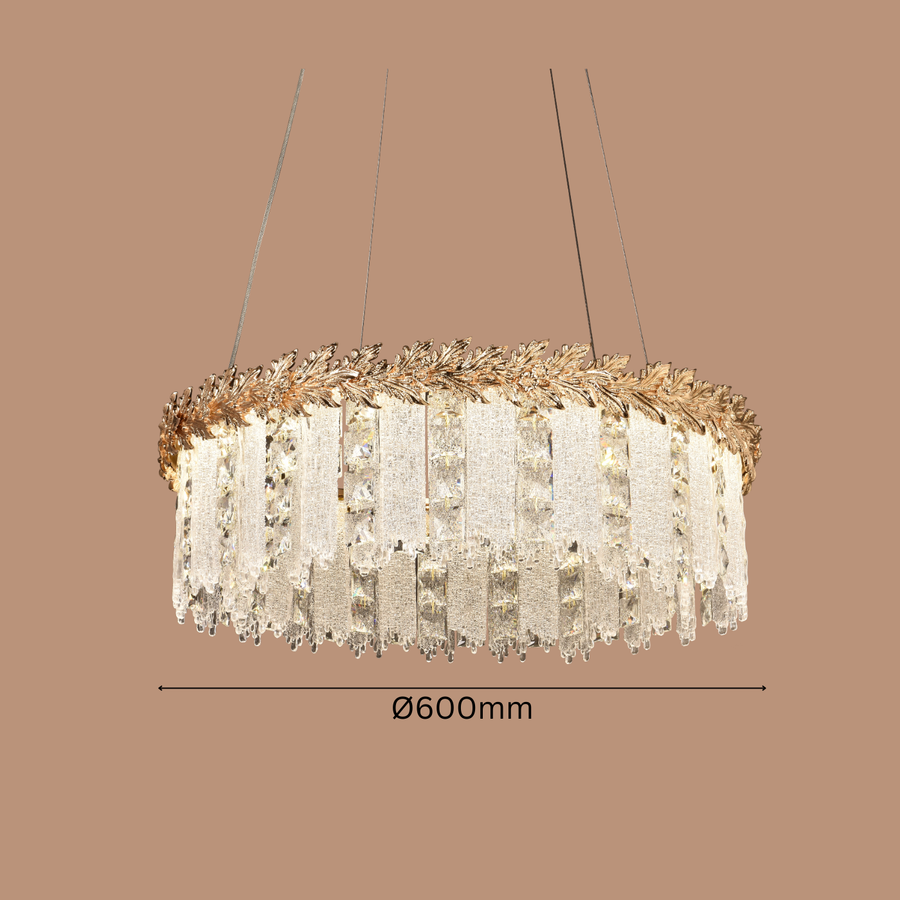The Laurel Frost Chandelier