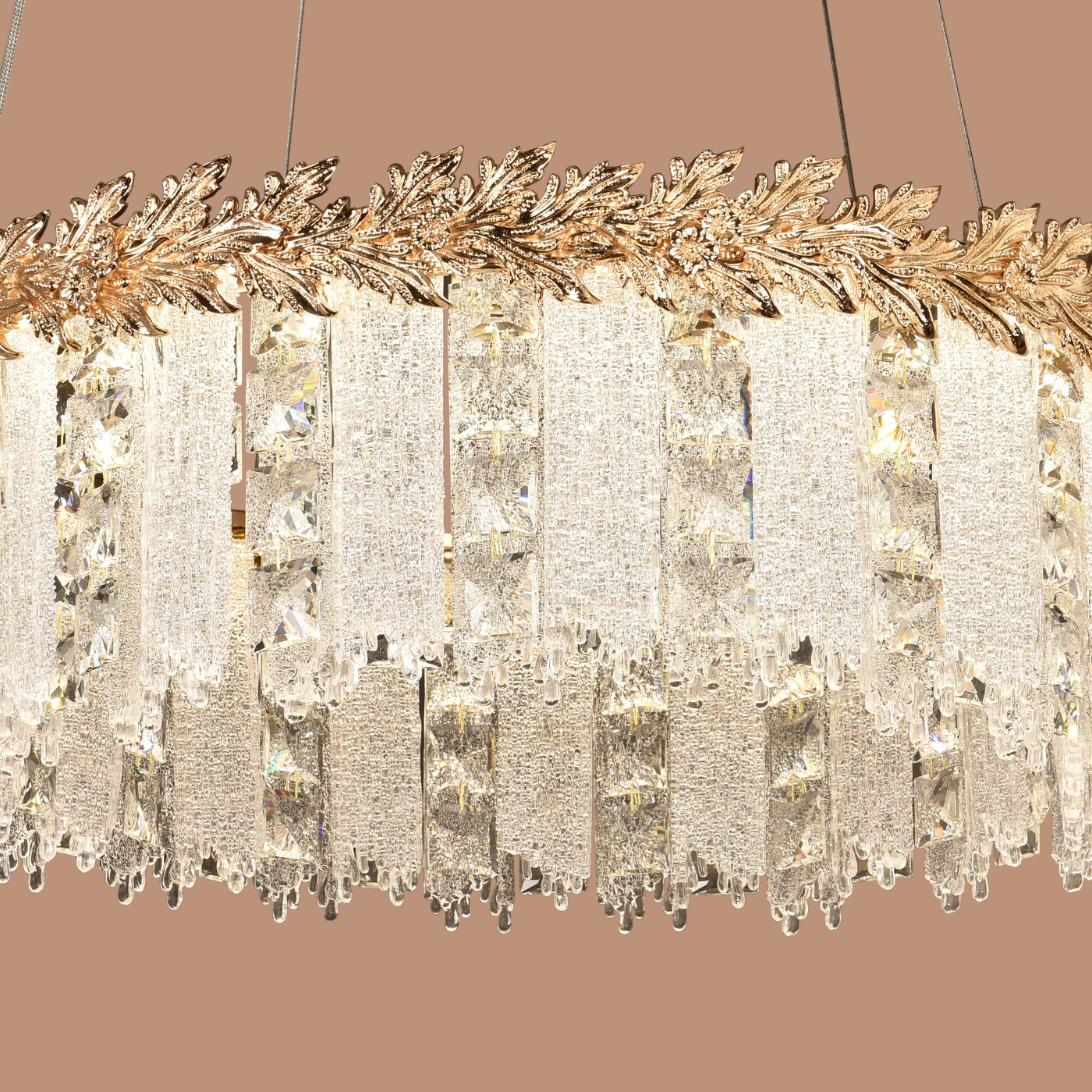 The Laurel Frost Chandelier