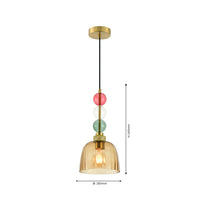 Infinity Gemstone Hanging Light