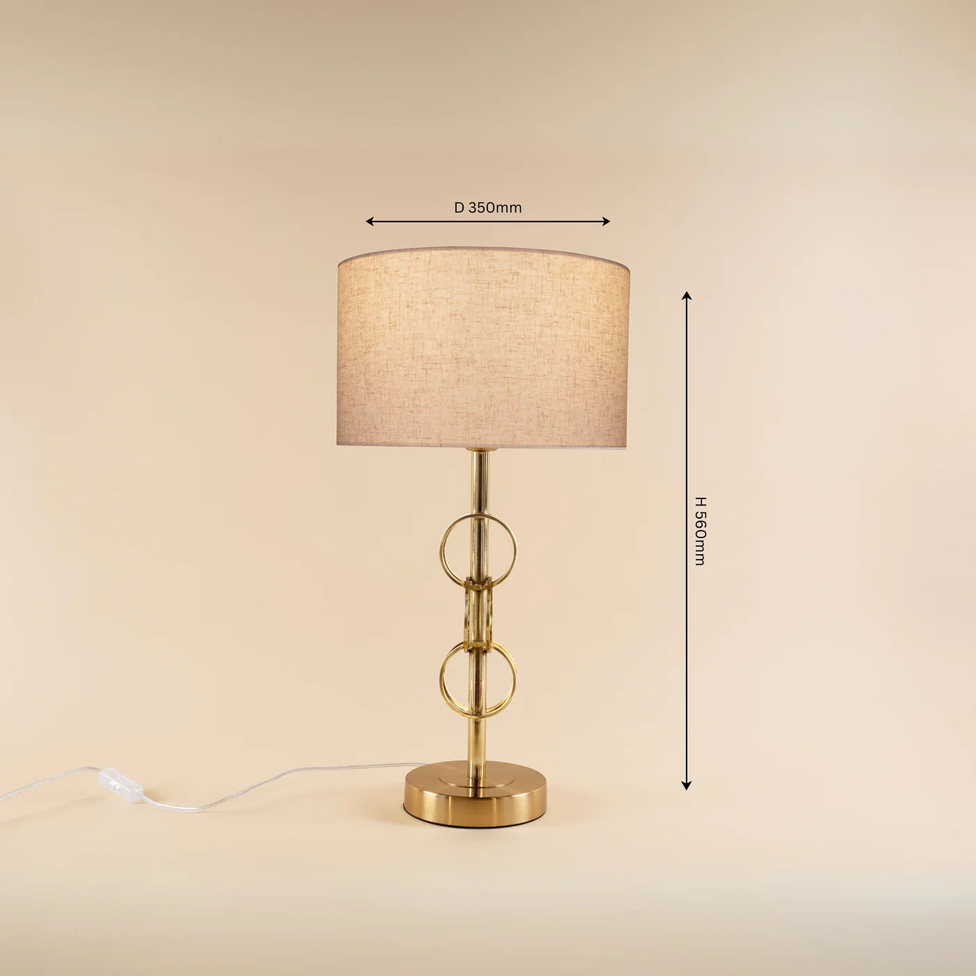 Interlock Table Lamp - Teenbatti