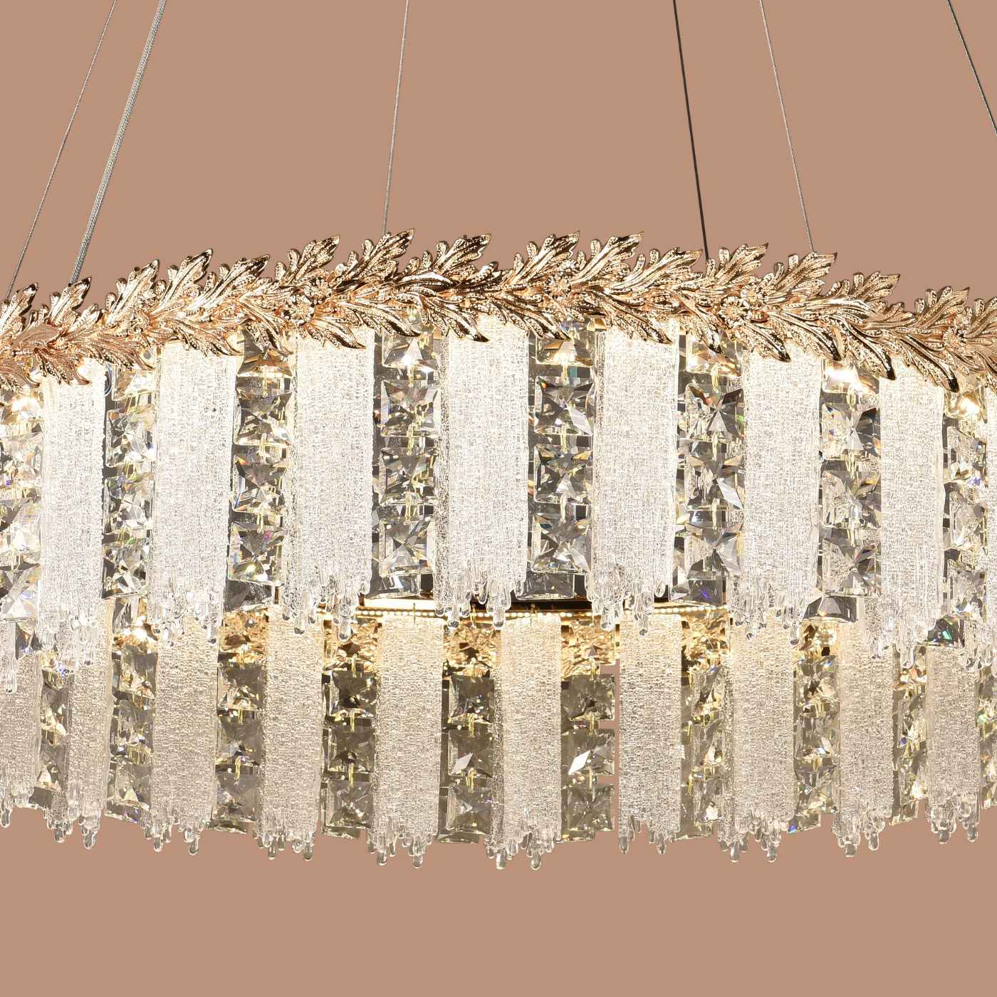 The Laurel Frost Chandelier