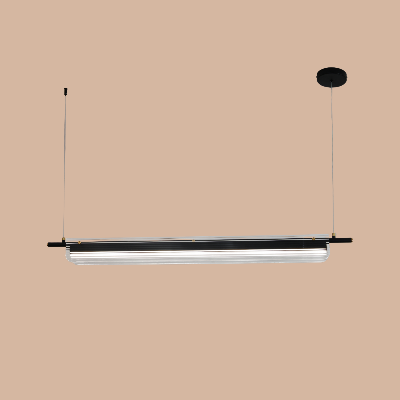 Prisma Fluted Linear Pendant