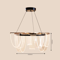Lumina Flow Chandelier - Teenbatti
