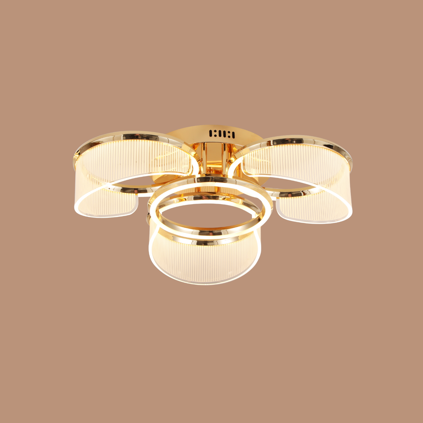 Golden Halo Ceiling Light