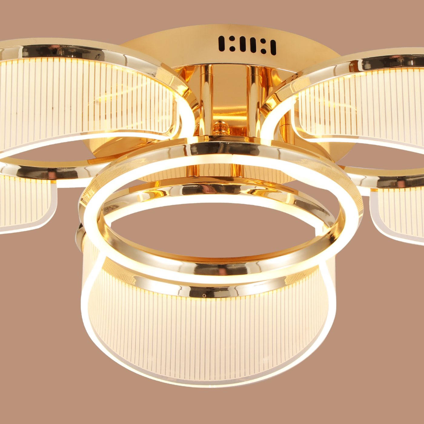 Golden Halo Ceiling Light
