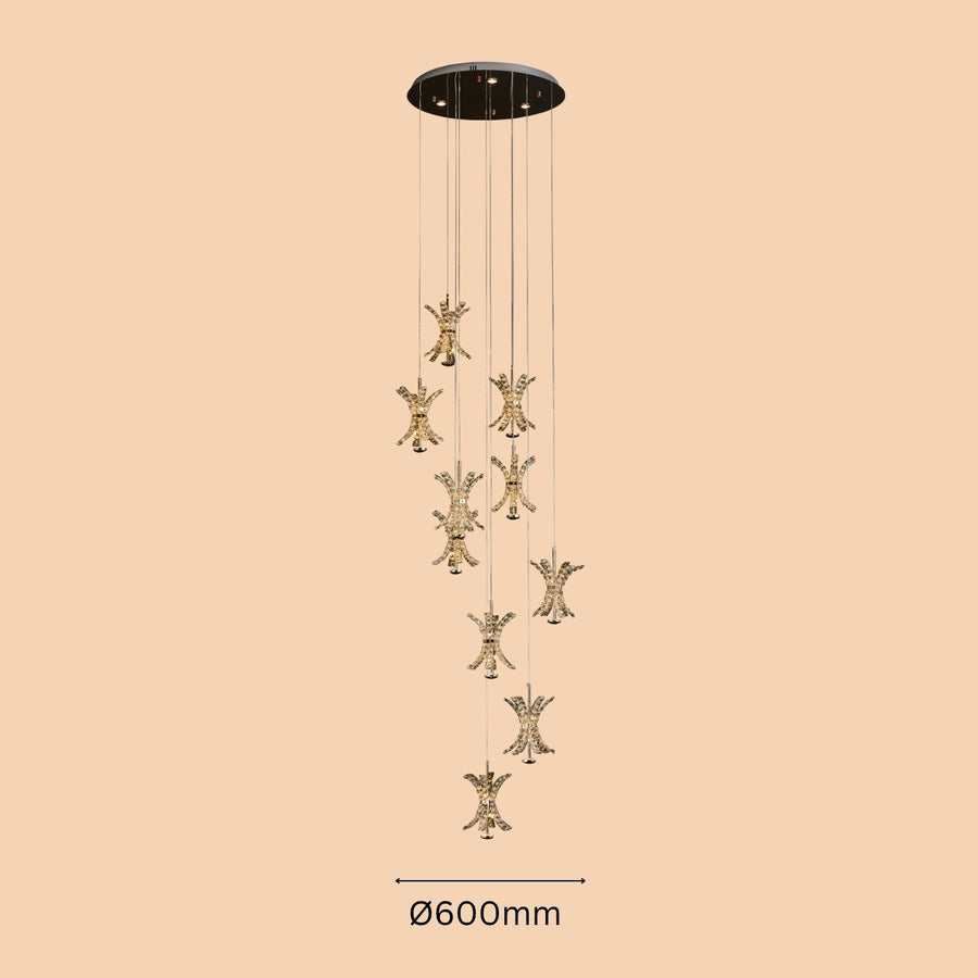 Celeste Starburst Multi Pendant Light