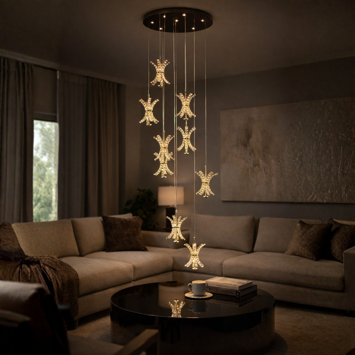 Celeste Starburst Multi Pendant Light