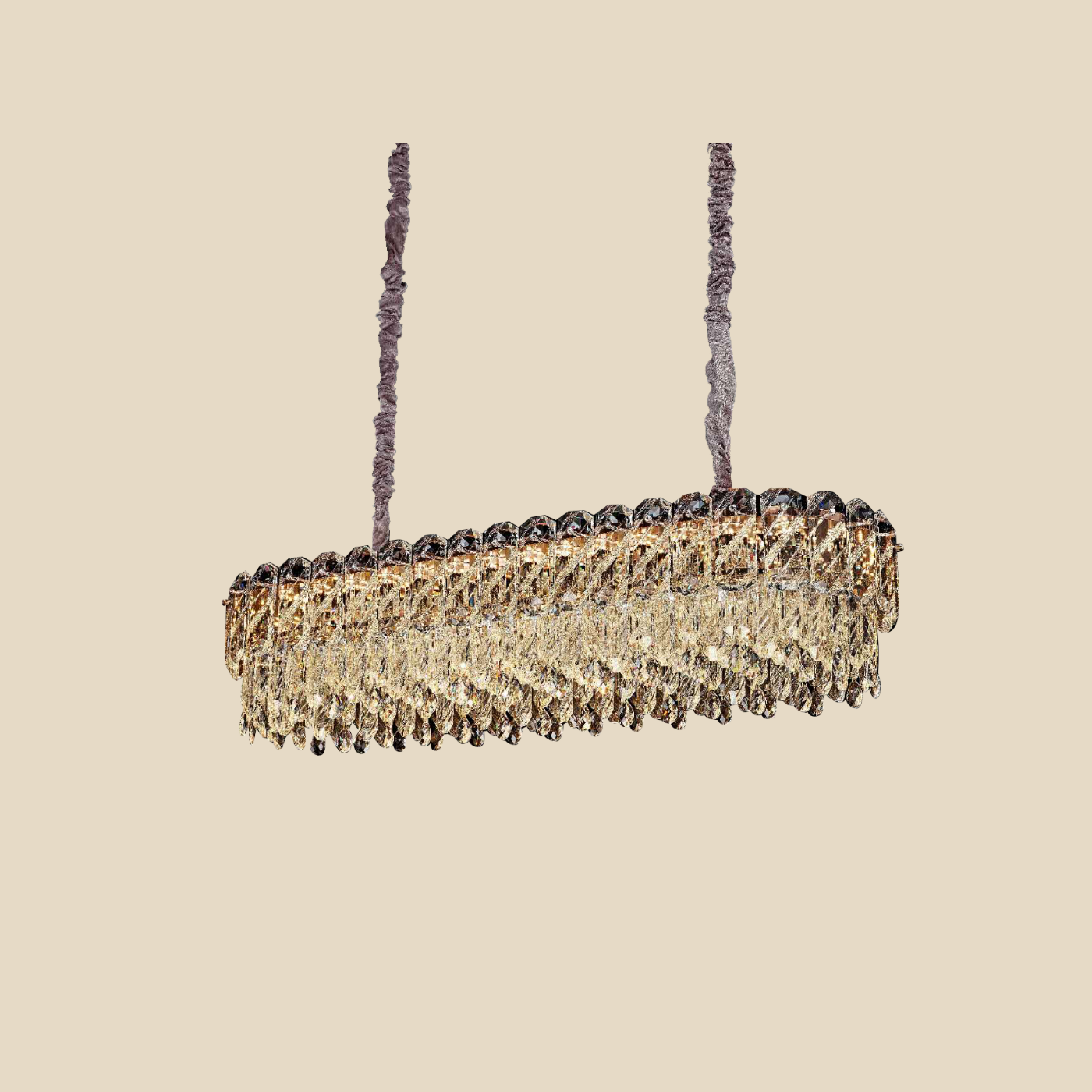 The Horizon Glimmer Oval Pendant