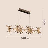 Celeste Starburst Linear Pendant