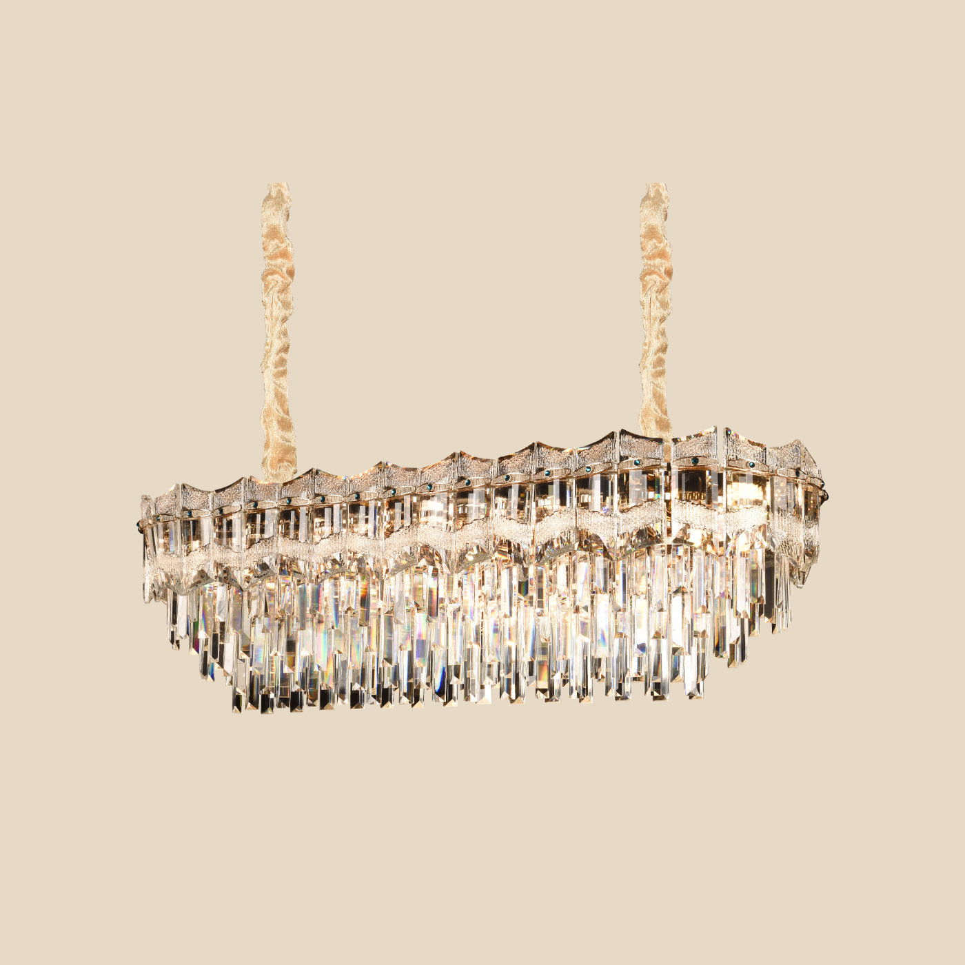 The Sovereign Cascade Oval Pendant