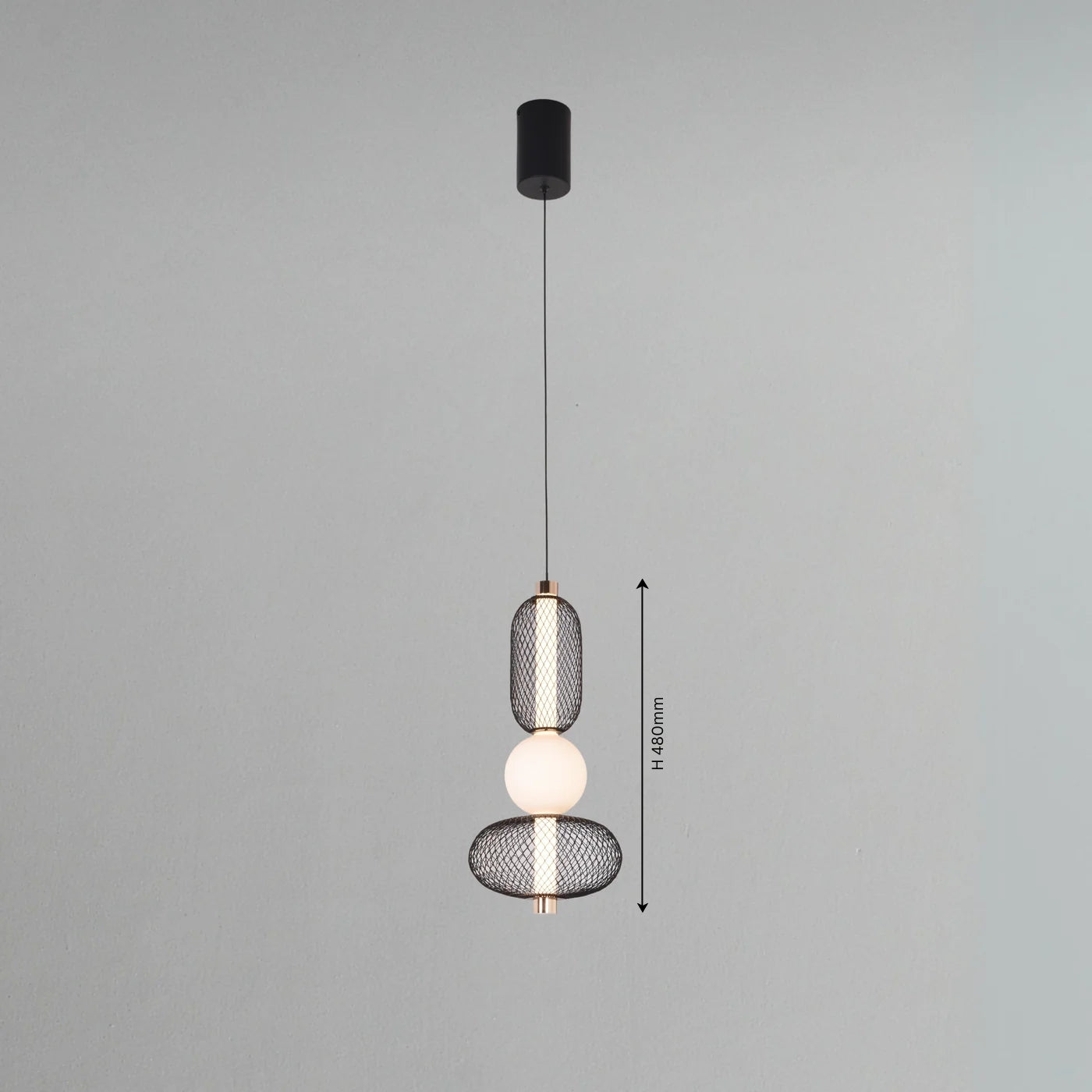 Mesh & Glow B Hanging Light