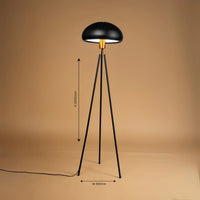 Mid-Century Tripod Floor Lamp - Teenbatti