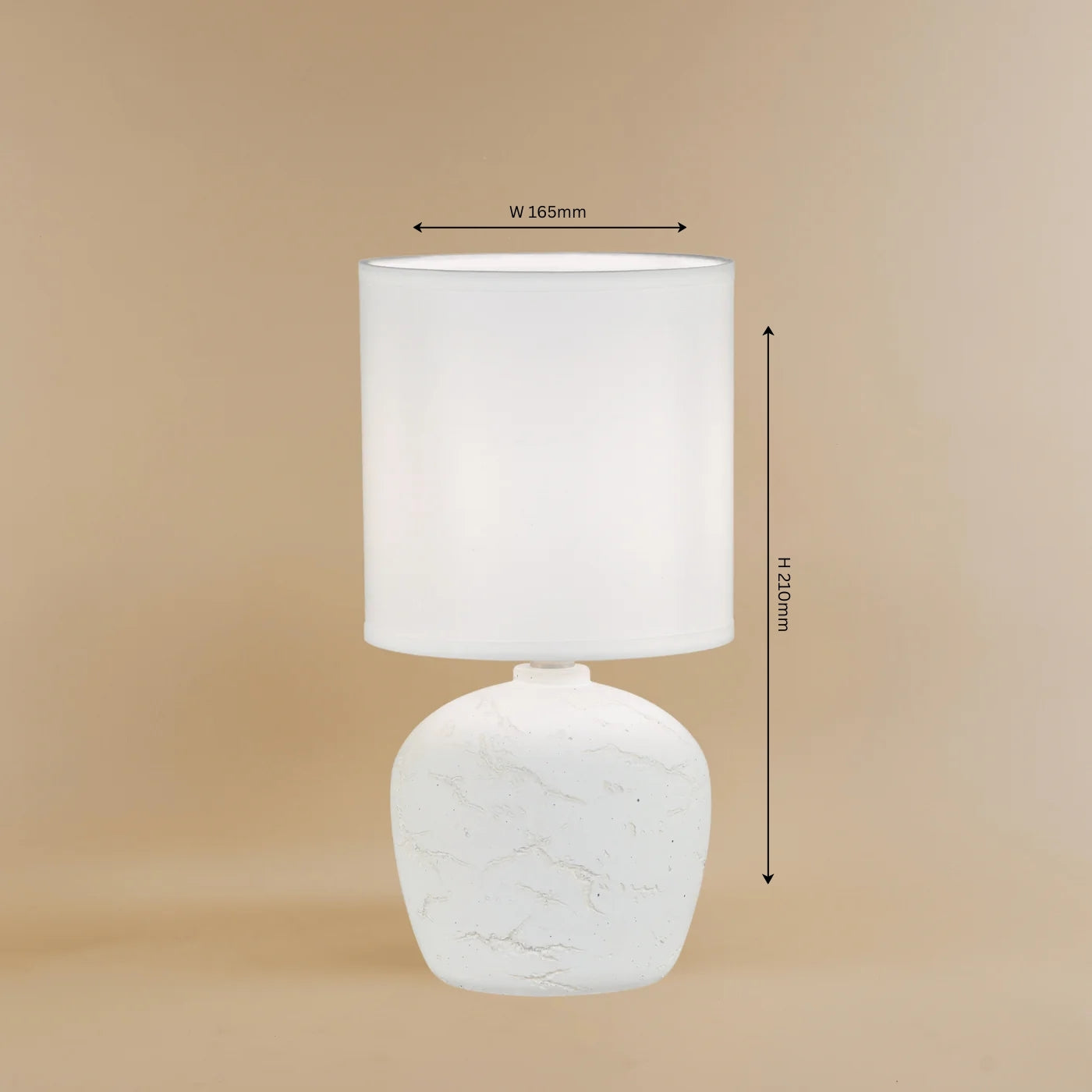Midnight Marble Table Lamp - Teenbatti
