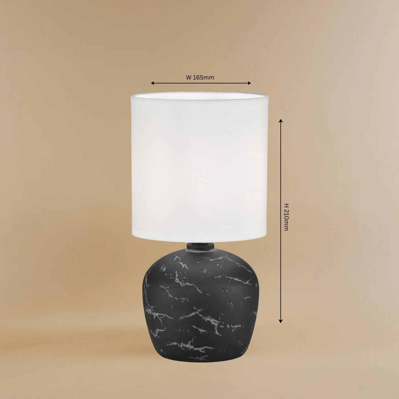 Midnight Marble Table Lamp - Teenbatti