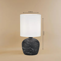 Midnight Marble Table Lamp - Teenbatti