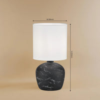 Midnight Marble Table Lamp