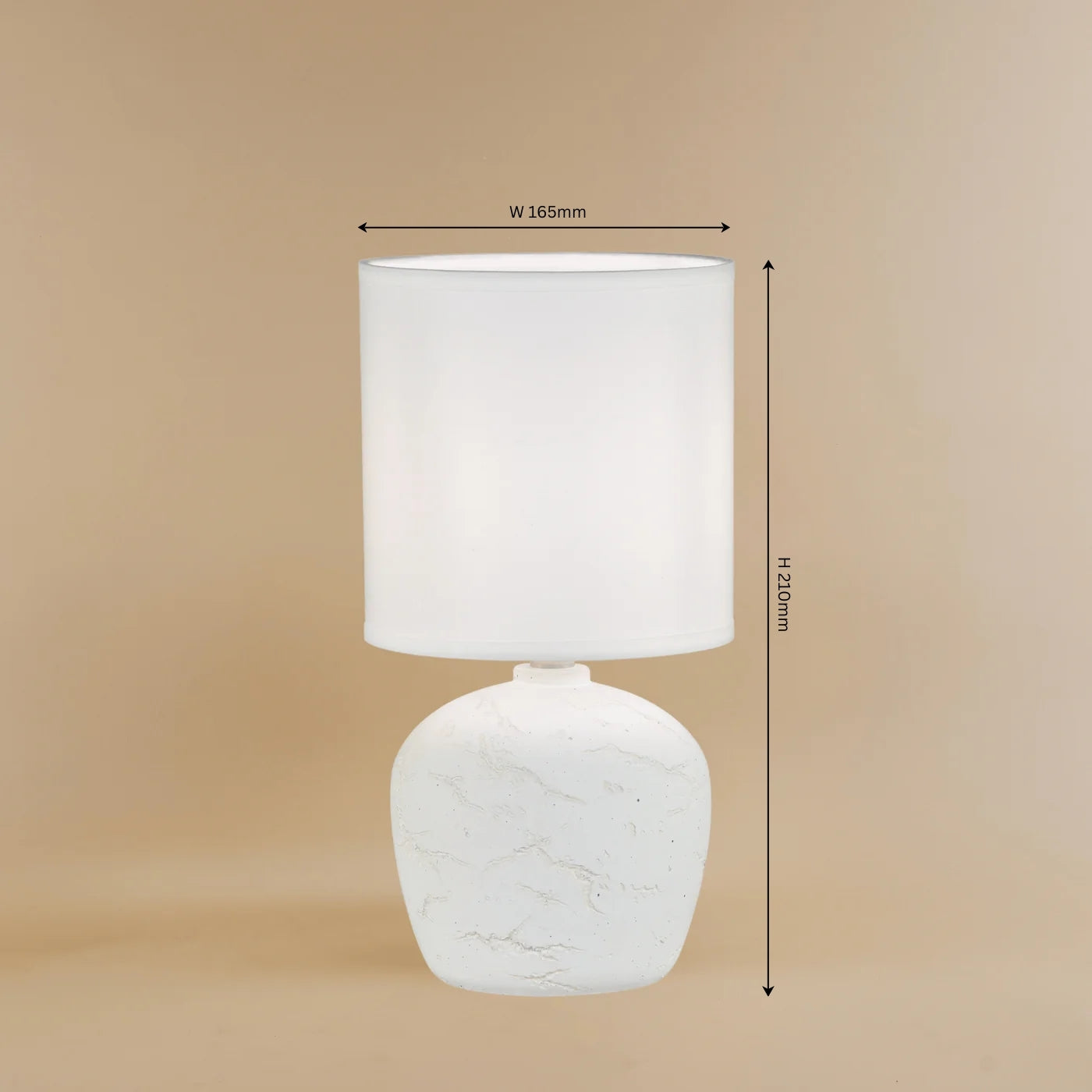 Midnight Marble Table Lamp