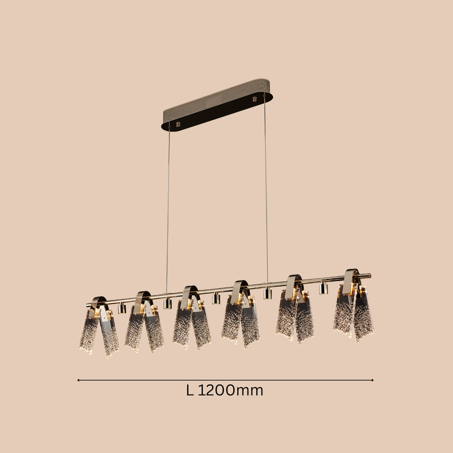 Staccato Crystal Linear Pendant