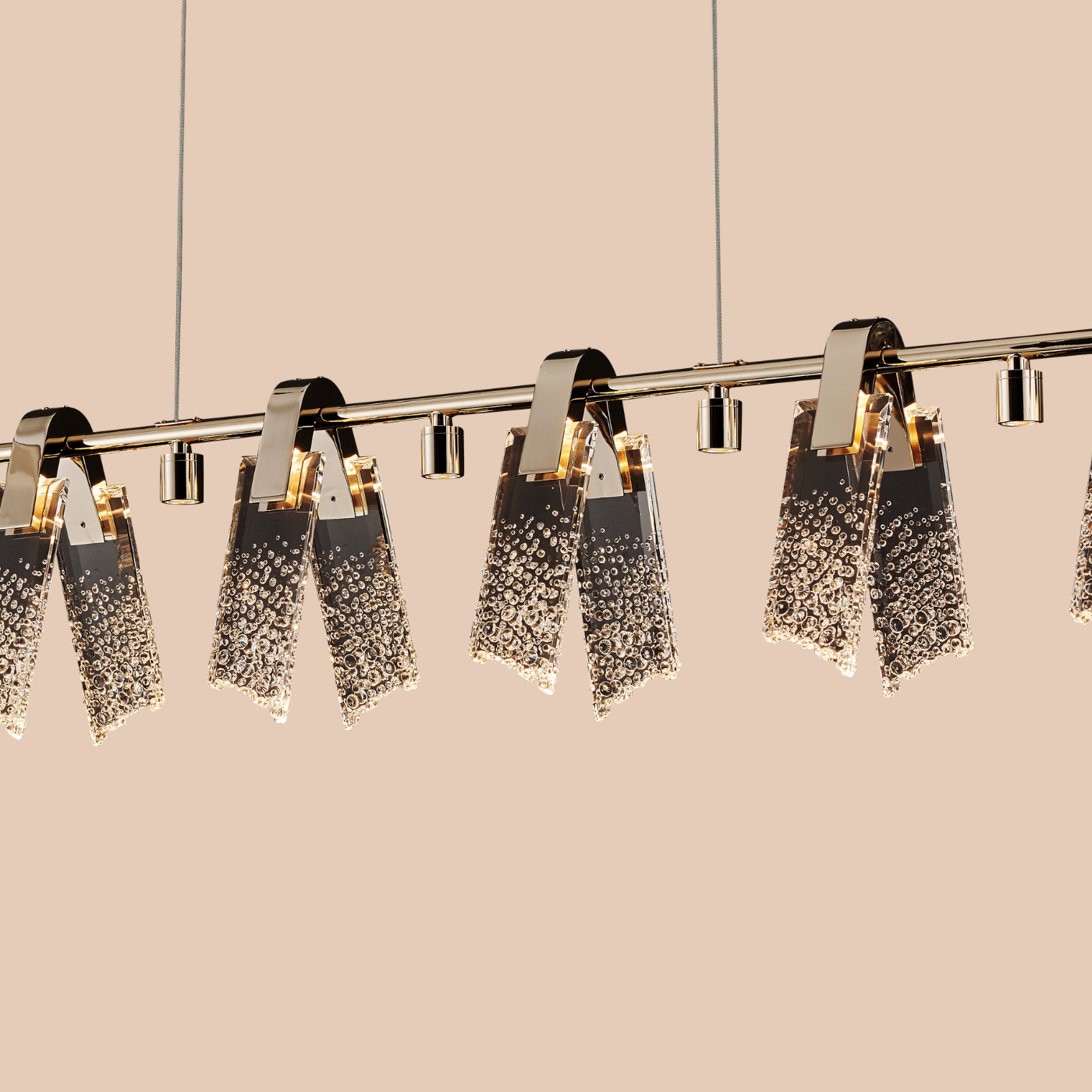 Staccato Crystal Linear Pendant