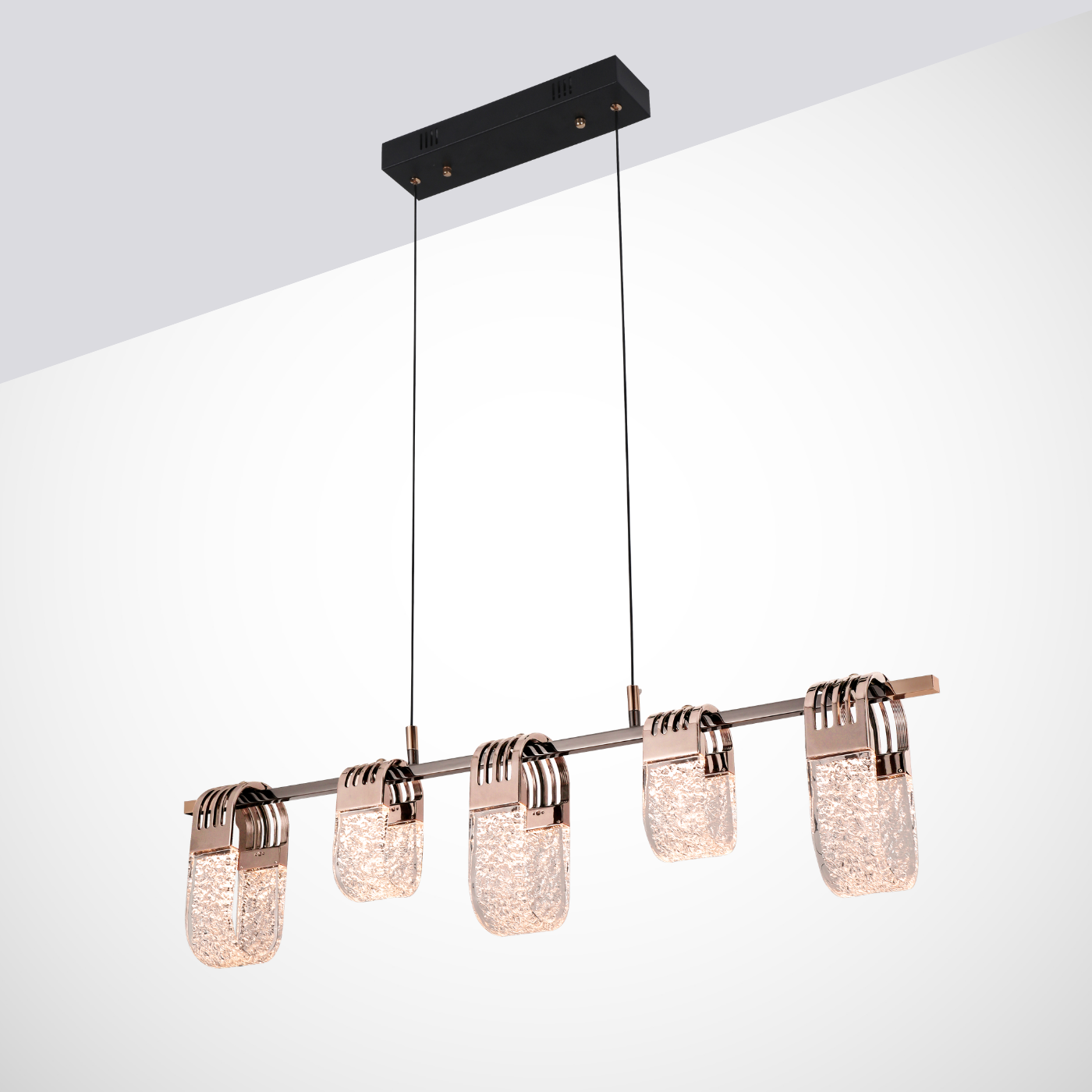 The Helix Linear Island Pendant