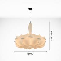 The Nimbus Crown Pendant Light