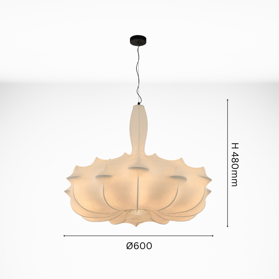 The Nimbus Crown Pendant Light