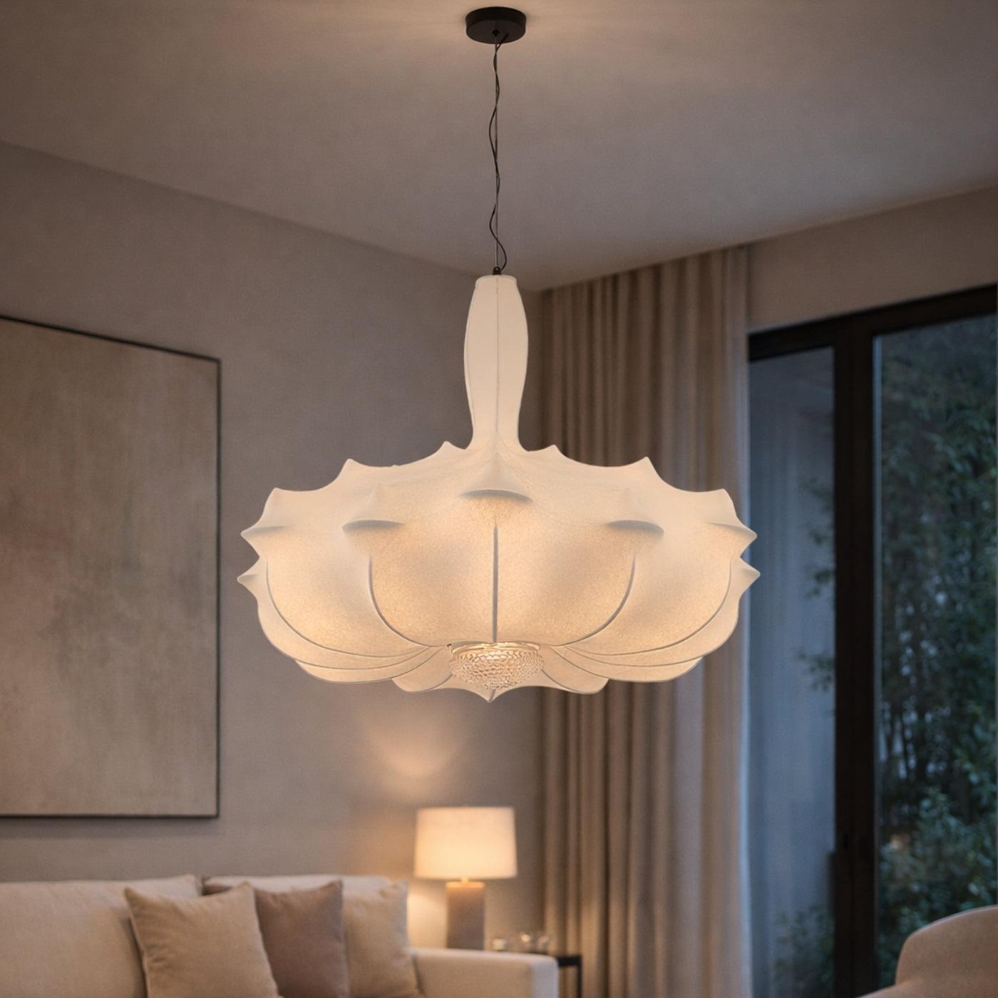 The Nimbus Crown Pendant Light