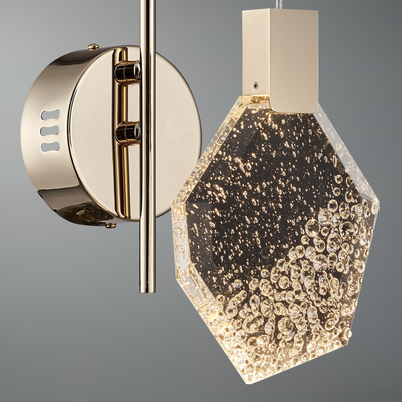 The Solitaire Hex Wall Light