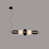 Obsidian Axis Linear Pendant