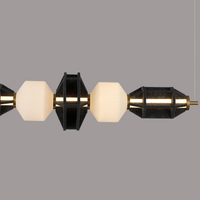 Obsidian Axis Linear Pendant