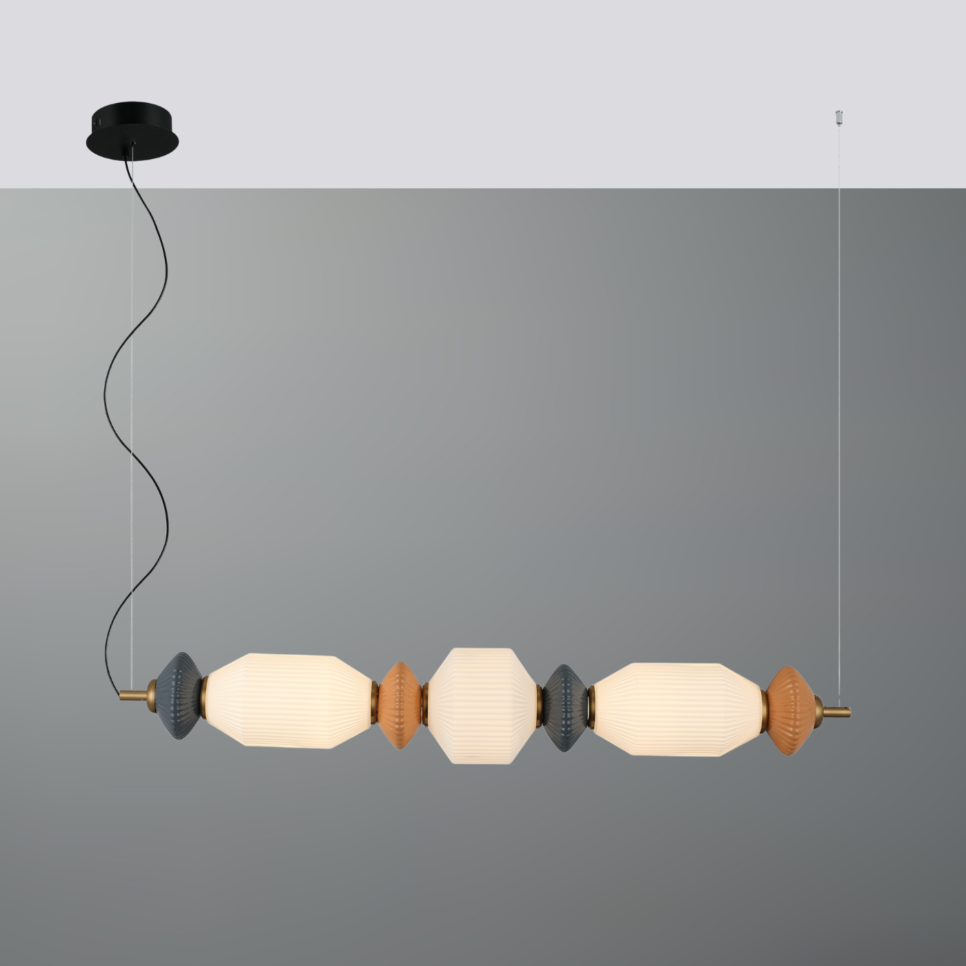 The Artisan Abacus Linear Pendant