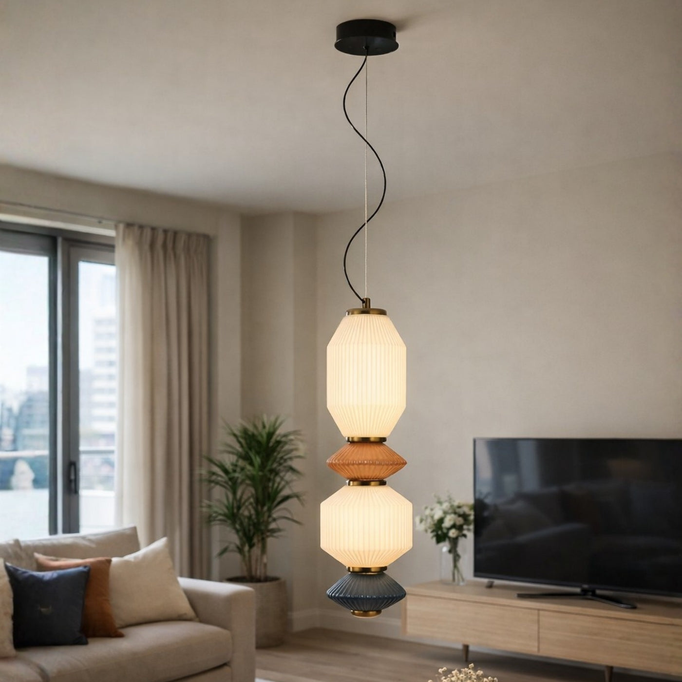 The "Lantern Totem" Pendant Light