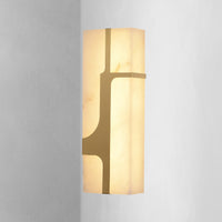 The Alabaster Grid Wall Light