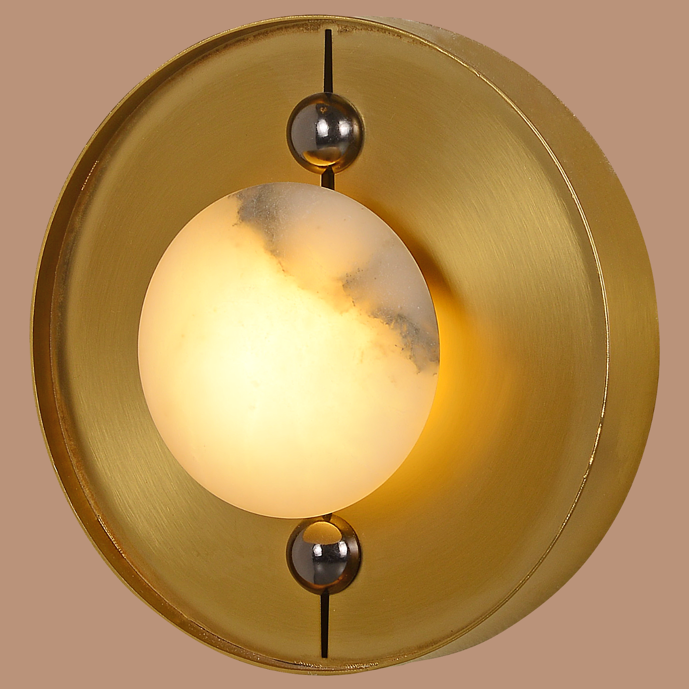 The Alabaster Solis Wall Light