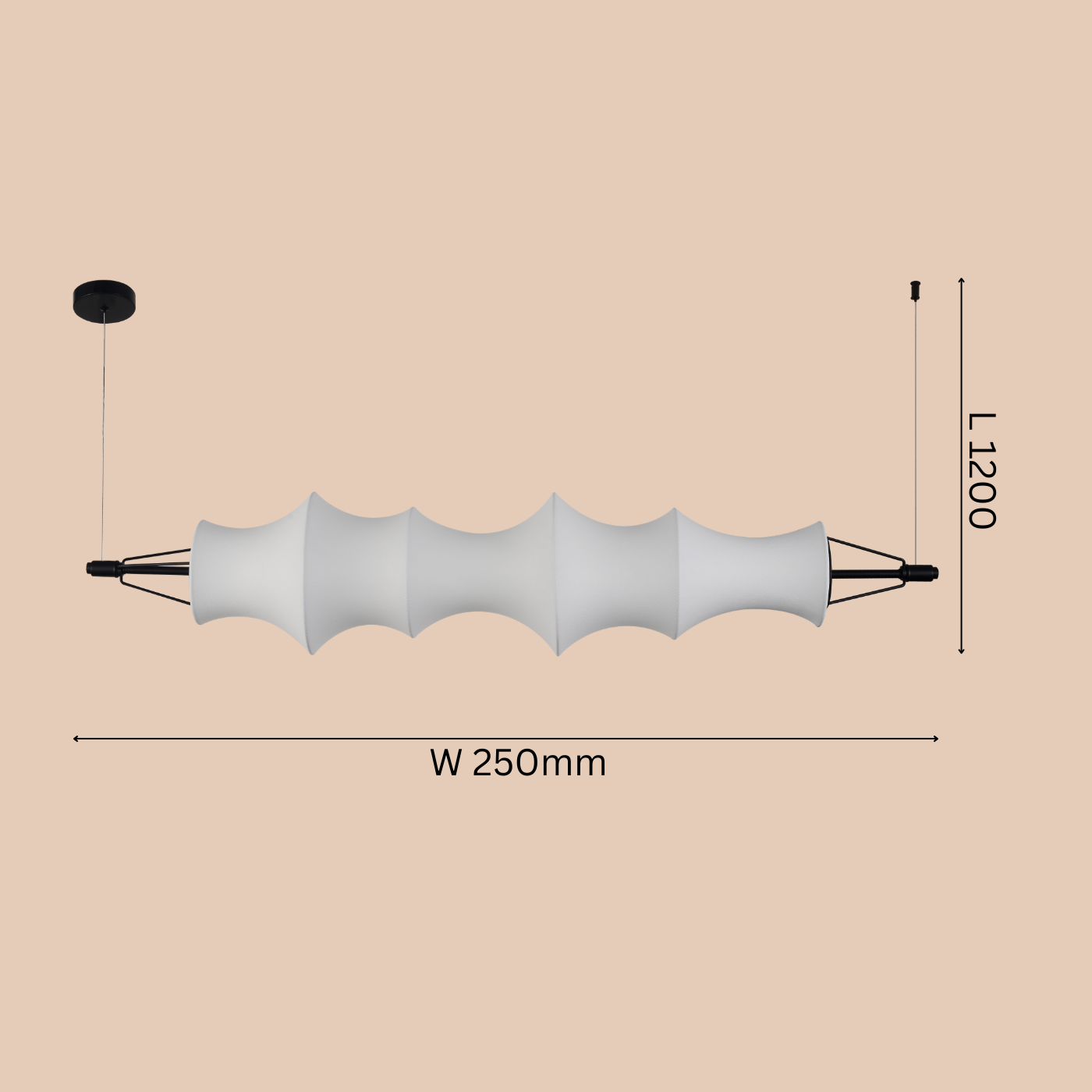 The Horizon Pagoda Linear Pendant