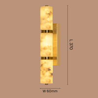 The Alabaster Totem Wall Light