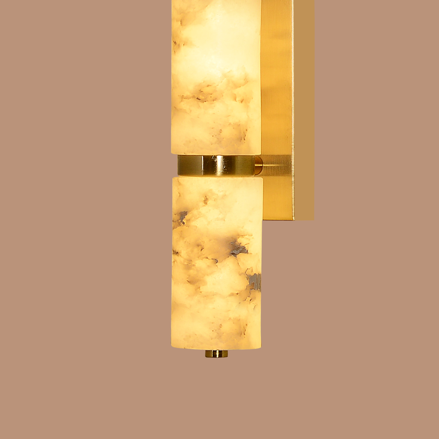 The Alabaster Totem Wall Light