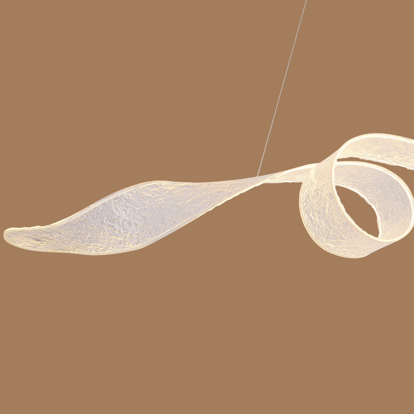 Glacier Swirl Linear Pendant