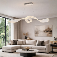 Glacier Swirl Linear Pendant