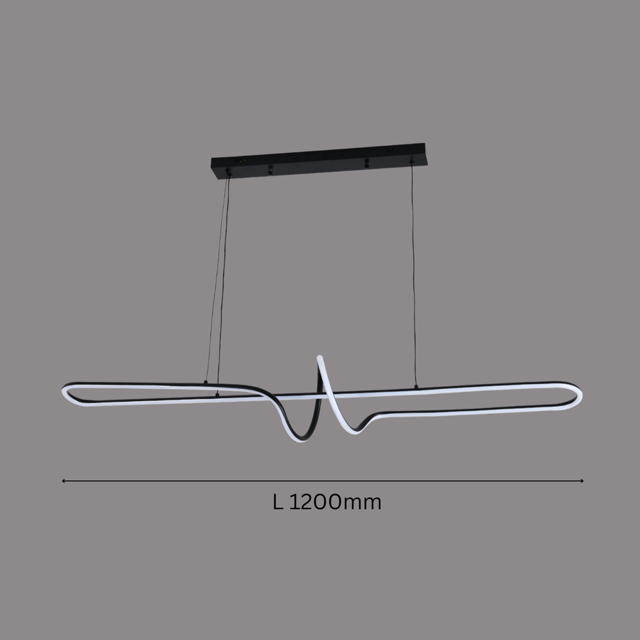 Scribe Abstract Linear Pendant