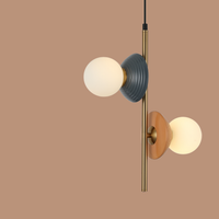 The "Ripple" Duo Globe Pendant Light