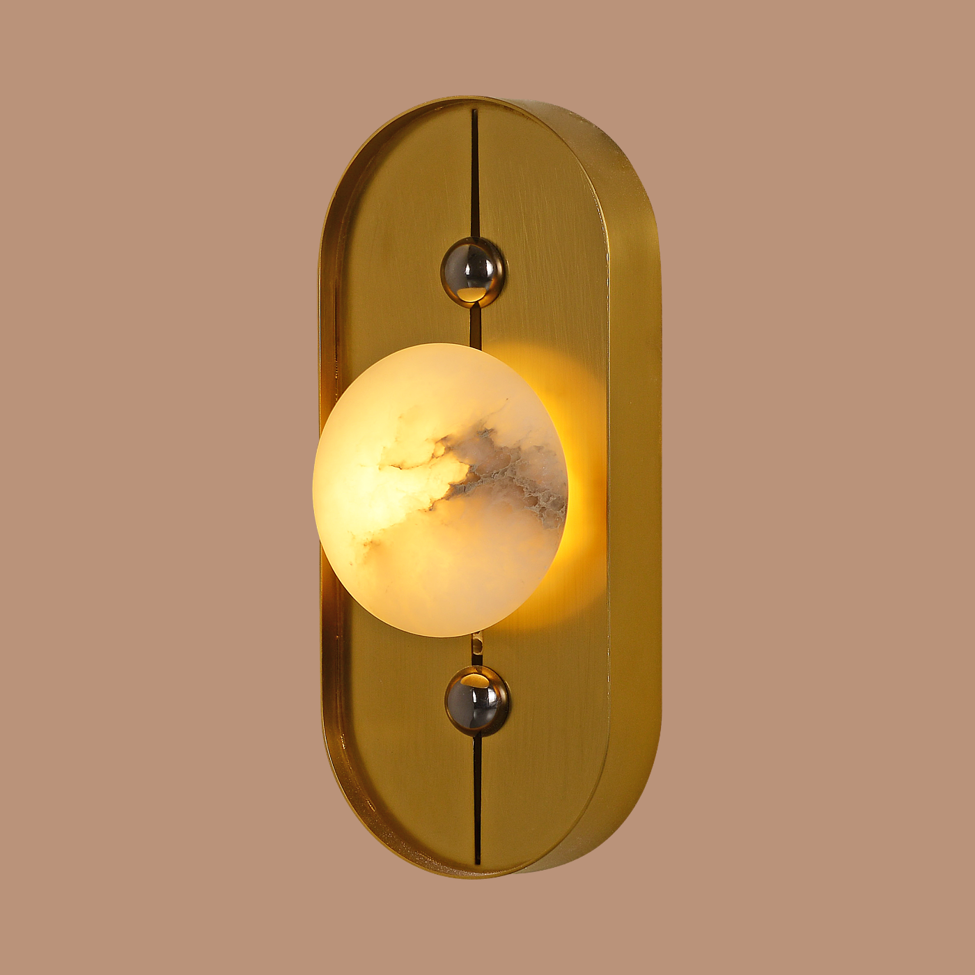 The Alabaster Eclipse Wall Light