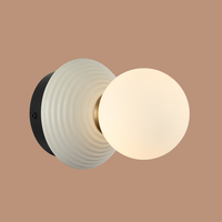 The "Ripple" Globe Wall Light