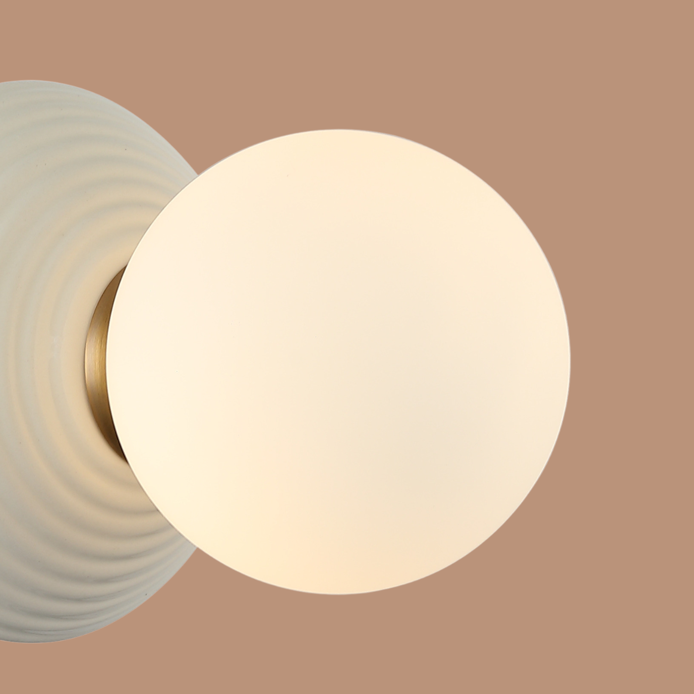 The "Ripple" Globe Wall Light