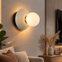 The "Ripple" Globe Wall Light